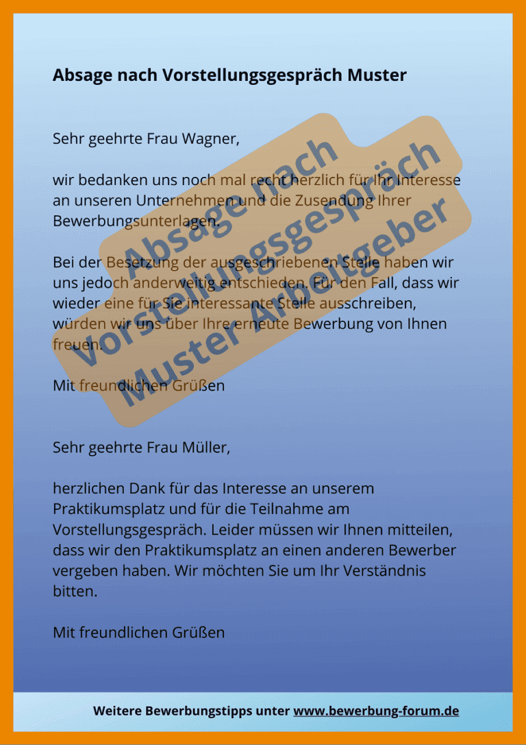 Absage nach Vorstellungsgespräch: 5 typische Muster + deine Antwort