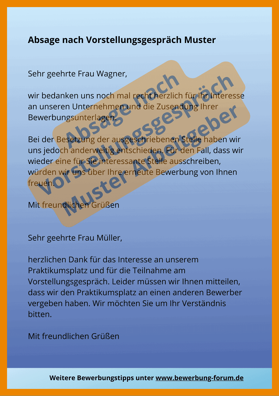 Absage nach Vorstellungsgespräch 5 typische Muster + deine Antwort