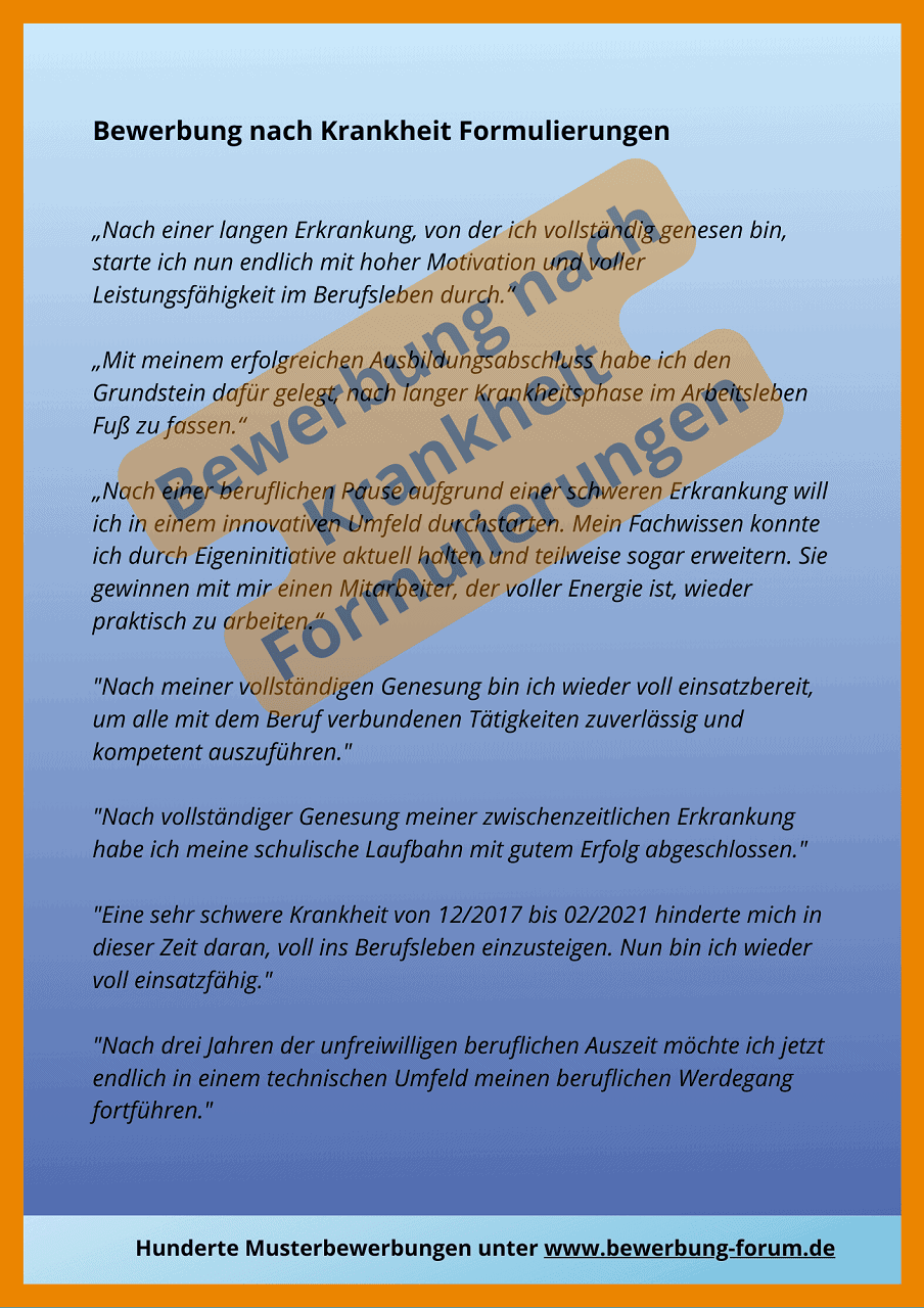 Bewerbung nach Auszeit Anschreiben Muster nach langer Pause