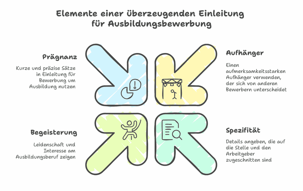 Einleitung Ausbildung Bewerbung Ideen