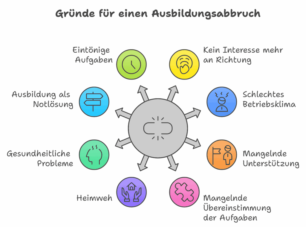 Gründe Ausbildungsabbruch