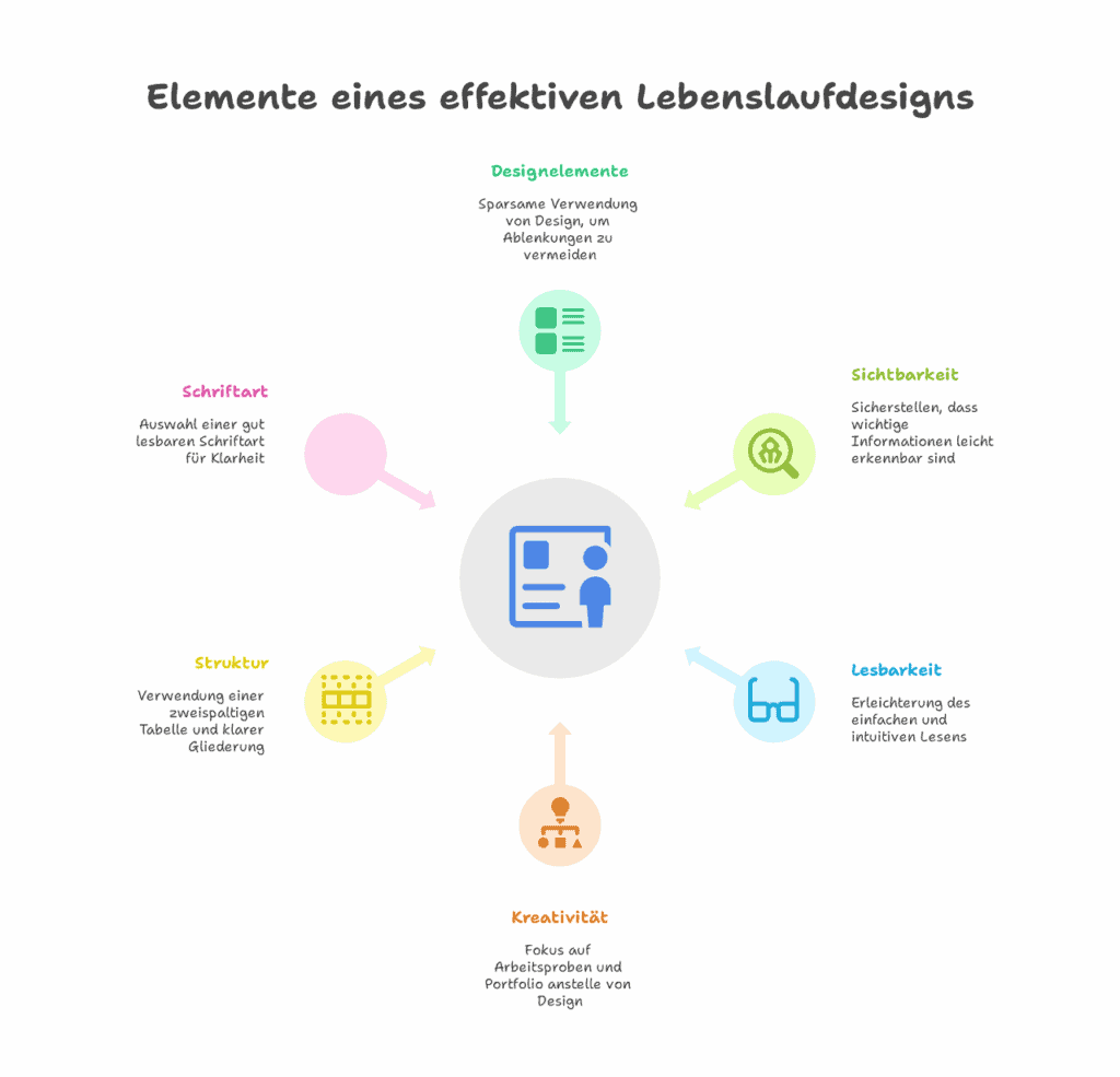 Lebenslaufdesign Tipps