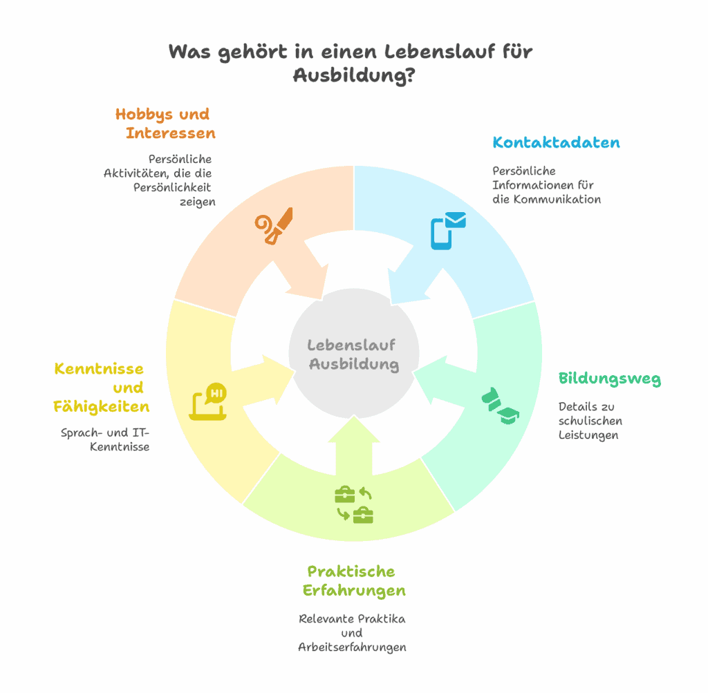 Was gehört in einen Lebenslauf für Ausbildung